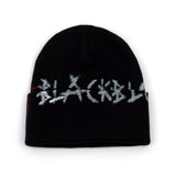 BBD Graffiti Logo Patch Beanie (Black) (4643662626934)