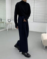 ツインベルトワイドパンツ/SK Twin Belt Wide Pants (3 colors)