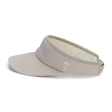 Palm Tree Logo Sun Cap Beige
