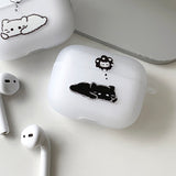 ブラック - ミスユーサムキャット カップル AirPods Case_マット