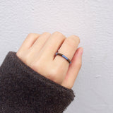 レターリング1 / [CCNMADE] LETTER RING 1 (Black&Silver)