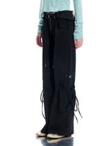 Free String Cargo Pants_Black