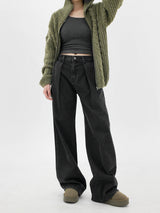 ケーブルハイネックジップアップカーディガン / Cable high neck zip-up cardigan (6color)