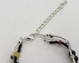 ハッキンメタルジェムストーンレイヤードブレスレットセット / Harkin Metal Gemstone Layered Bracelet Set