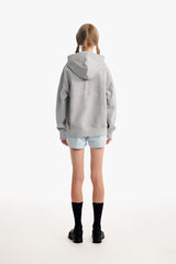 ウィティーバニーワッペンフーディージップアップ／WITTY BUNNY WAPPEN HOODIE ZIP UP [MELANGE GRAY]