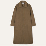 フェイクファーロングコート/FAKE FUR LONG COAT_BROWN