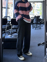 cander stripe loosefit knit
