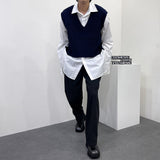 CRクロップドニットベスト/CR Cropped Knit Vest (5 colors)