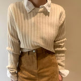 バーティカルラインニット