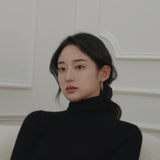 14K ゴールドフィルドリングピアス/14K GOLDFILLED RING EARRING (L size)