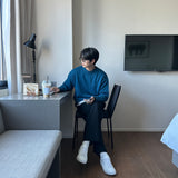 モーメントオーバーサイズフィットラウンドニット / Moment Oversized Fit Round Knitwear (7 colors)