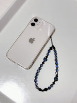 ディープハートミー クリスタルフォンストラップ/Deep Blue Heart Me Crystal Phone Strap
