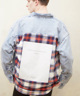 ドッキングデニムシャツ / DOCKING DENIM SH (4578044641398)