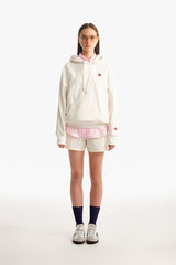 スモールチェリーサイドポケットフーディー／SMALL CHERRY SIDE POCKET HOODIE [IVORY]