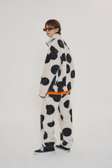 COIN FLEECE BANDING PANTS / IVORY (6600185610358)