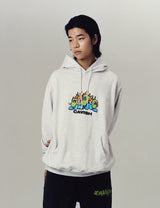 パンチビーンズフーディー / PUNCH BEANS HOODIE BLUE(CV2CFUM413A)