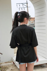チェーンメッシュボックスTシャツ/TOP(8101) chain mesh box tea