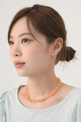 Orange Rose Necklace