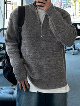 キャンディーデイリーハーフジップアップニット / [BEST]CANDY DAILY HALF ZIPUP KNIT(11COLOR)