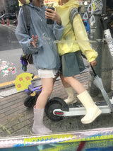サマーブリックフードウィンドブレーカー