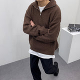 ラムウールタートルネックセミジップ / UN Ramswool Turtleneck Semi Zip-Up (4 colors)