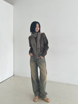 ソフトリップラインニット / Soft lip line knit (5color)