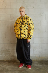 スワーリングロゴフーディーウェルロンパーカ/BSR2223FWJK002 SWIRLING LOGO  HOODIE WELLON PARKA YELLOW