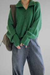 ディープリーカラーカーディガン/Deeplly collar cardigan (3color)