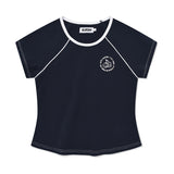 ドゥードゥルチェリーUネックTシャツ / DOODLE CHERRY U NECK T-SHIRT [NAVY]