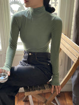 アースハーフタートルネックTシャツ