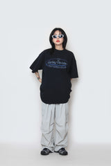 ブルーハーレーモーターサイクルショートスリーブTシャツ / Blue Harley Motorcycle Short-Sleeved T-Shirt