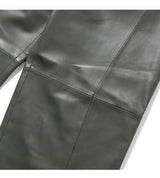 ラムスキンカーブラインパンツ/LAMSKIN CURVED LINE PANTS
