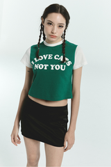 マッチカラーラブキャットTシャツ