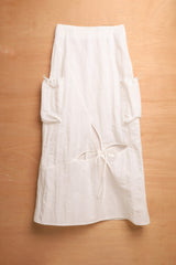 ピアカーゴスカート / PIA CARGO SKIRT-APOLLO WHITE