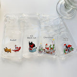 Santa COCO - White Christmas Some cat Card Storage Phone Case