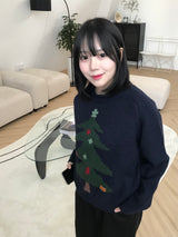 ペリルラウンドネックニット