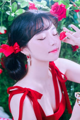 ハートラブウィングピアス / Red Heart Love Wing Piercing