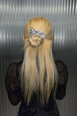 NO.361 [シルバー] シュシュヘアシャインシルバーハート