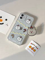 サンタメレンゲゼリースマホケース / Santa Meringue jelly case (iphone case)