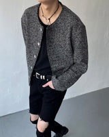 FL ネルツイードラウンドジャケット / FL Nel Tweed Round Jacket (2 colors)