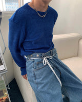 ベルベット ニット Tシャツ / DA Velvet Knit T-shirt (2 colors)