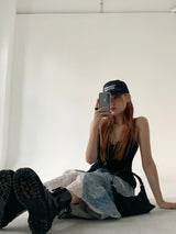 (L/S Collection) Annual Ring Lace Skirt
