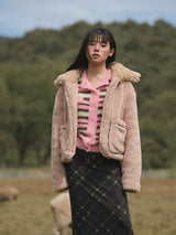 Fur-collar Dumble Jumper
