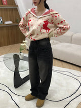 Mirba wide denim pants