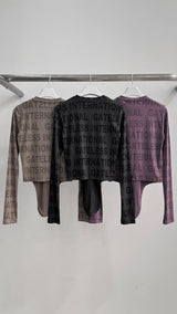 ダブルレタリングTシャツ / DOUBLE LETTERING T