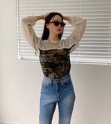 ネットボレロニット/Net Bolero Knit (2color)
