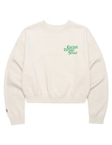 Wセラーロゴスウェットシャツ/W SELLER LOGO SWEATSHIRT BEIGE(CV2CSFM466A)