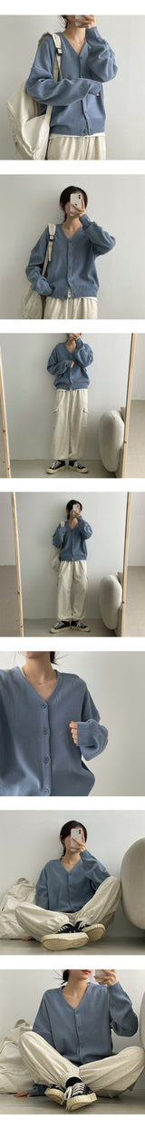 オツVニットカーディガン / Otsu V-Knit Cardigan