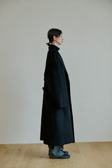 ハンドメイドコート/unisex handmade coat black