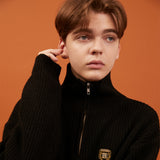 クレストハーフジップニット / CREST HALF ZIP KNIT